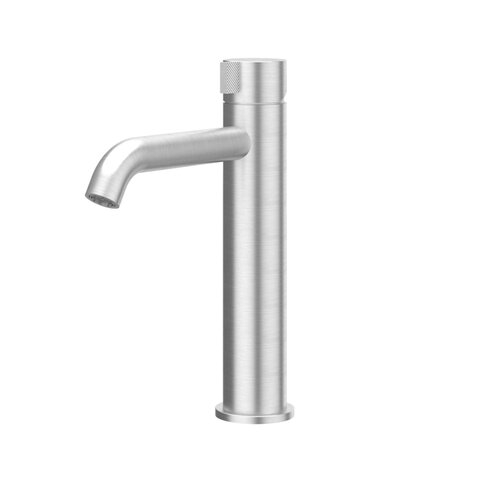 Wastafelkraan IVY Tribe Model M Coldstart Geborsteld RVS316 