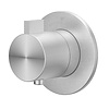 Afbouwdeel IVY Tribe Inbouwthermostaat Symmetry Met Rond Rozet Geborsteld RVS316