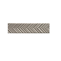 Wandtegel JOS. Dust Decor 5X20 cm Dove 9mm Mat Chevron (Prijs per M2)