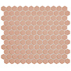 The Mosaic Factory Mozaiek Tegel Hexagon 26x30 cm Mat Royal Peach (Prijs per 0,78 M2)