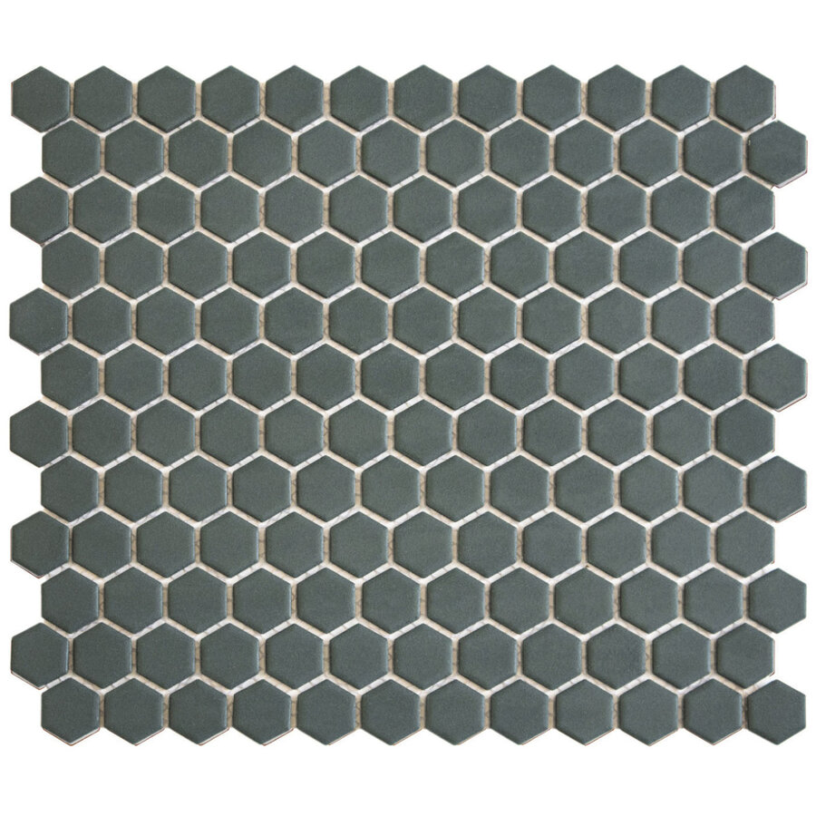 Mozaiek Tegel Hexagon 26x30 cm Camo Green Nature (Prijs per 0.78 M2)
