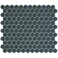 Mozaiek Tegel Hexagon 26x30 cm Camo Navy Blue (Prijs per 0.78 M2)