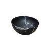 Sanilux Waskom Sanilux Emperador Marmer Rond Zwart