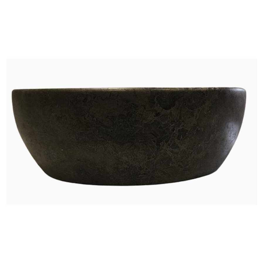 Waskom Sanilux Emperador Marmer Rond Mokka Bruin