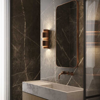 Wandlamp Martens & Meijer Sofia 26x10 Cm Rond Geborsteld Goud