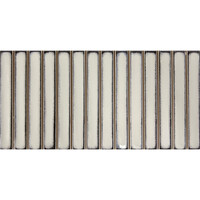 Mozaïek Stardos Bars 12.5x25 cm Glossy White (Prijs per M2)