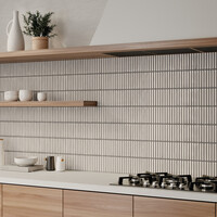 Mozaïek Stardos Bars 12.5x25 cm Glossy White (Prijs per M2)