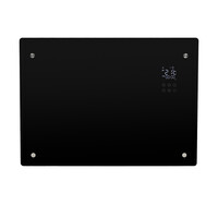 Convector Verwarming Eurom Alutherm Verre 1000W Voor in de Badkamer met Wi-Fi en Glazen Behuizing Zwart