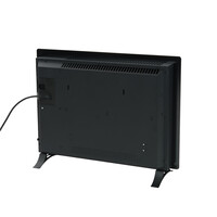 Convector Verwarming Eurom Alutherm Verre 1000W Voor in de Badkamer met Wi-Fi en Glazen Behuizing Zwart