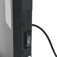 Convector Verwarming Eurom Sani Alutherm 1200XS Voor in de Badkamer met Wi-Fi Zwart