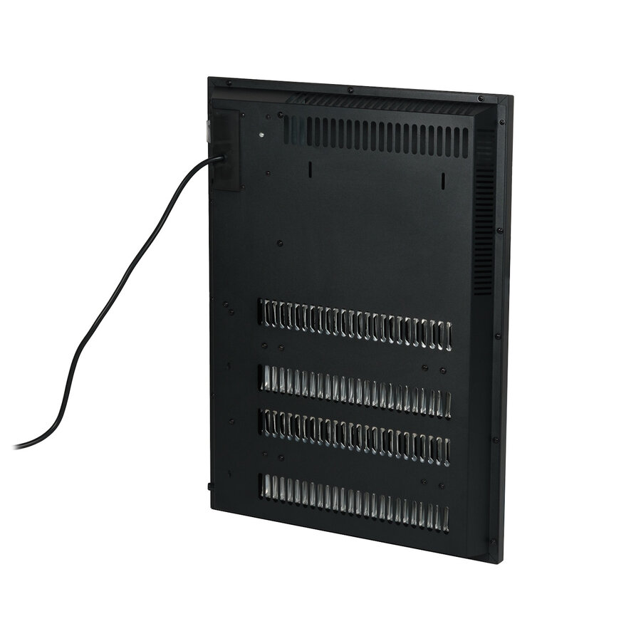 Convector Verwarming Eurom Sani Alutherm 800W Voor in de Badkamer met Wi-Fi Zwart