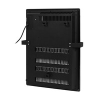 Convector Verwarming Eurom Alutherm Verre 800W Voor in de Badkamer met Wi-Fi en Glazen Behuizing Zwart