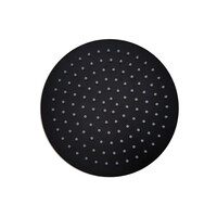 Hoofddouchekop Sanilux Disk Rond 20 cm Mat Zwart