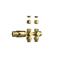 Onderblok Radiator BWS Petto Haaks/Recht Voor Muur en Vloer Mat Goud