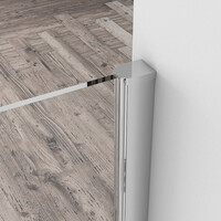 Inloopdouche Wiesbaden Eco 100x220 Cm 8 Mm Nano Coating Helder Glas Chroom