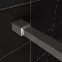 Profielset Met Stabilisatiestang Wiesbaden Slim 120cm Gunmetal