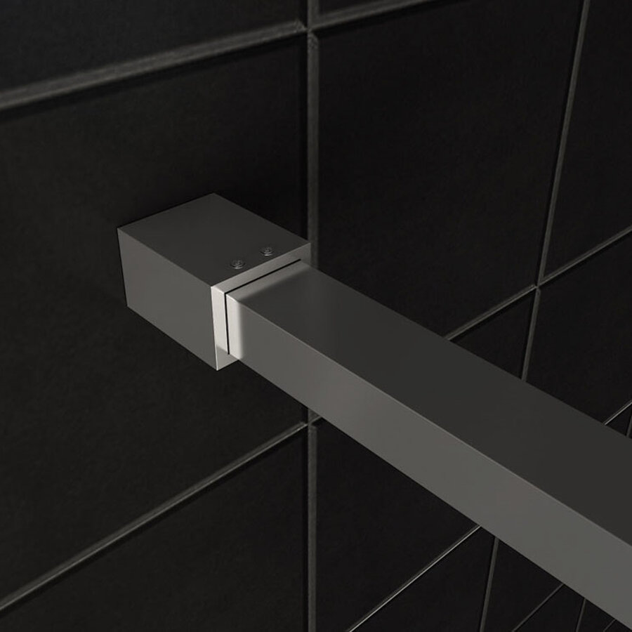 Profielset Met Stabilisatiestang Wiesbaden Slim 120cm Gunmetal