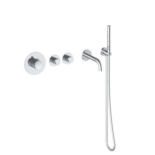 Badset Inbouw Deluxe Sanilux Giles Met Box Thermostaat Chroom 