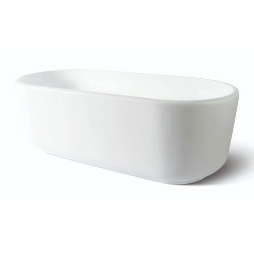 Vrijstaand Bad Luca Sanitair Primo Acryl 170x78x60 cm Incl. Afvoerset Mat Wit 