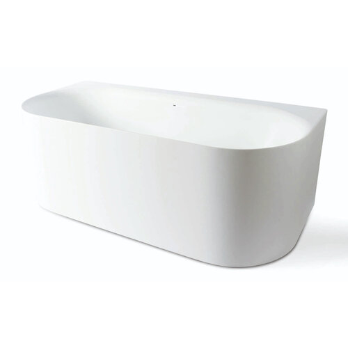 Back To Wall Bad Luca Sanitair Primo Acryl 170x80x60 cm Incl. Afvoerset Mat Wit 