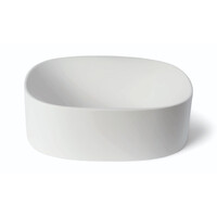 Waskom Luca Sanitair Tate 40x35x12,5 cm Solid Surface Mat Wit