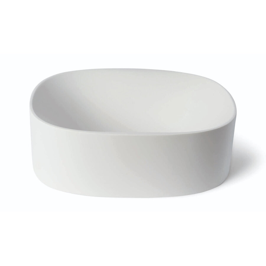Waskom Luca Sanitair Tate 40x35x12,5 cm Solid Surface Mat Wit