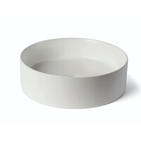 Waskom Luca Sanitair Ceramics Rond 39,4x39,4x11,5 Keramiek Mat Wit