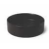 Luca Sanitair Waskom Luca Sanitair Ceramics Rond 39,4x39,4x11,5 Keramiek Mat Zwart