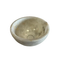 Waskom Sanilux Meza 20 cm Marmer Imperial White