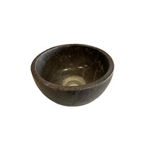 Waskom Sanilux Meza 20 cm Marmer Mokka Brown