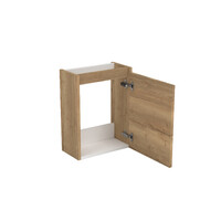 Fonteinkast Sanilux Trendline 52x40x22 cm Rechts Softclose Natural Oak