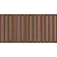 Wandtegel Estudio Karatsu Rusty Red 11.5x23 cm (Prijs per M2)