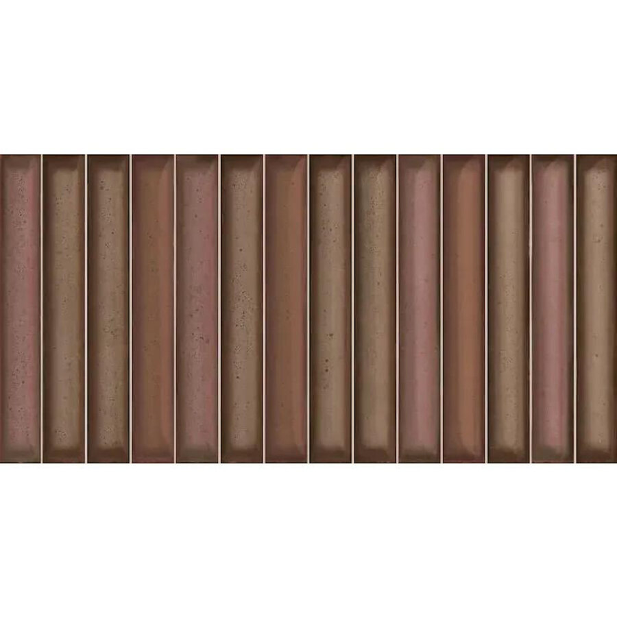 Wandtegel Estudio Karatsu Rusty Red 11.5x23 cm (Prijs per M2)