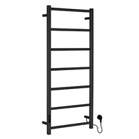 Elektrische Handoekradiator Smedbo Dry 50 x 121cm Mat Zwart