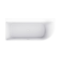Hoekbad Wiesbaden Zenn Links 180x80 Cm Met Waste Mat Wit