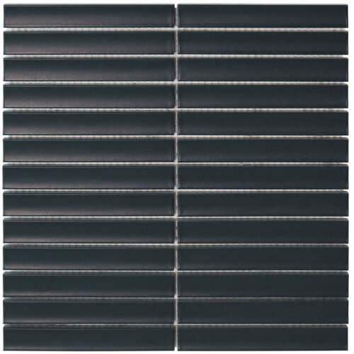 Mozaïek Sevilla Kit-Kat 29.6x29.9 cm Geglazuurd Porselein, Mat Navy Blue (Prijs per 0.89 M2) 