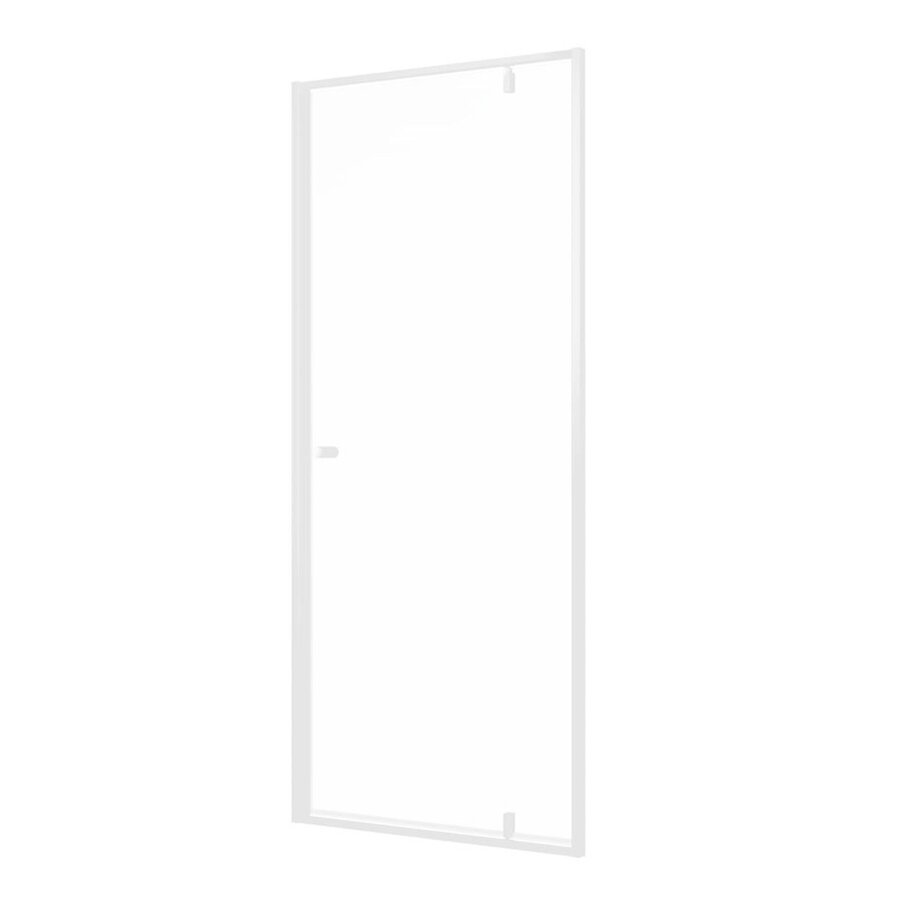 Draaideur Voor Nis Sealskin Contour 90x200 cm Helder Glas 6 mm Mat Wit