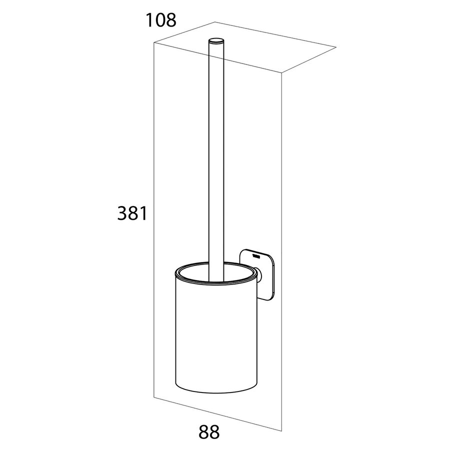 Toiletaccessoireset Tiger Colar - Toiletborstel - Toiletrolhouder - Handdoekhaak Zwart