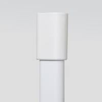 Douchegordijnstangset Sealskin Easy Roll 90x90x90 cm Wit