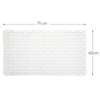 Veiligheidsmat Sealskin Drip 71x40 cm Transparant