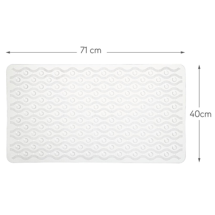 Veiligheidsmat Sealskin Drip 71x40 cm Transparant