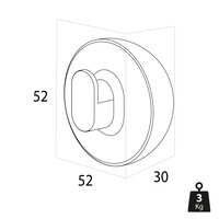 Handdoekhaak Groot Tiger Cooper Goud