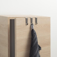 Tiger Rack Basic Deurhaak 20 mm RVS Geborsteld