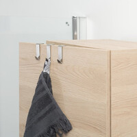 Tiger Rack Basic Deurhaak 20 mm RVS Geborsteld