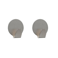 Tiger Baseline Round Small Handdoekhaak Wit (2 stuks)