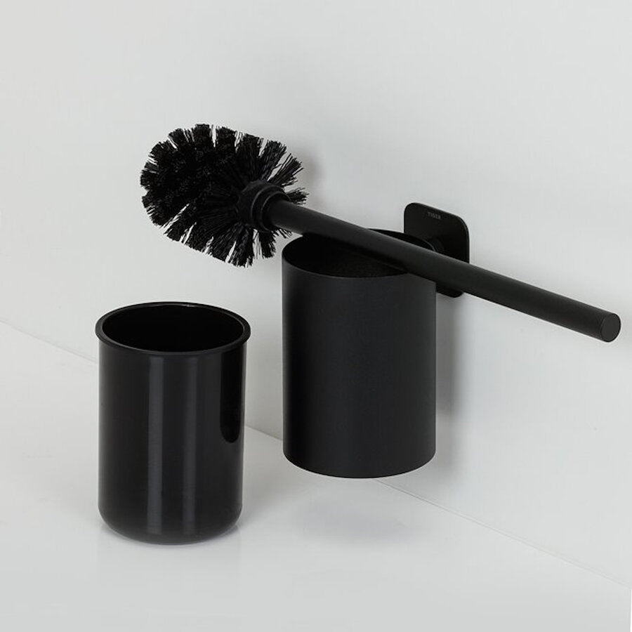 Toiletborstel Met Houder Tiger Colar Zwart