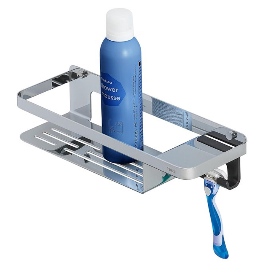 Douchemand Tiger Caddy Met Handdoekhaak 32 cm Chroom