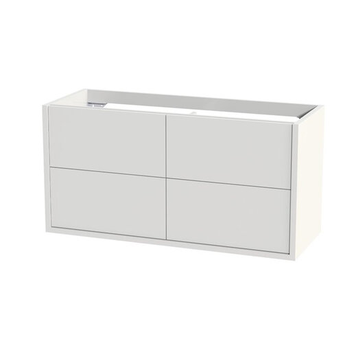 Tiger Boston Wastafelonderkast 120 cm Hoogglans Wit 