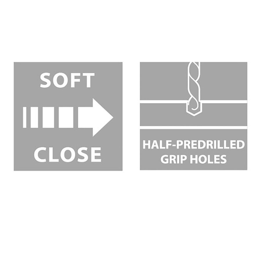 Tiger Boston Wastafelonderkast 120 cm Hoogglans Wit