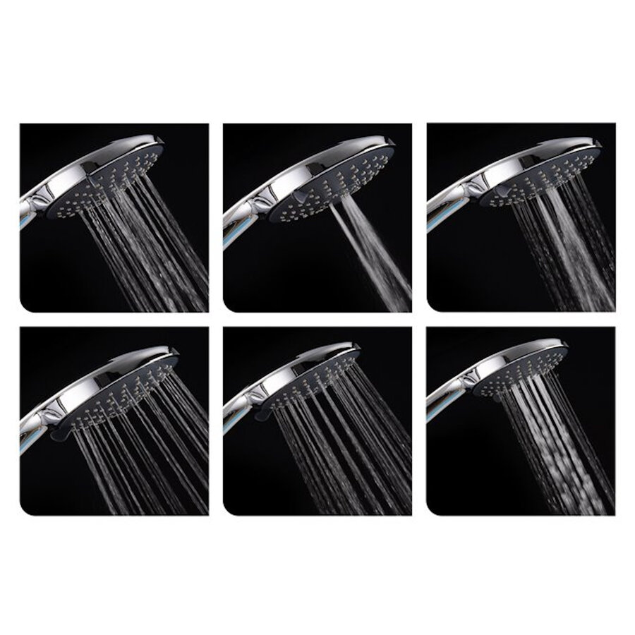 Douchekop Tiger Amalfi 15,3 cm Met Comfort Water Saver Chroom